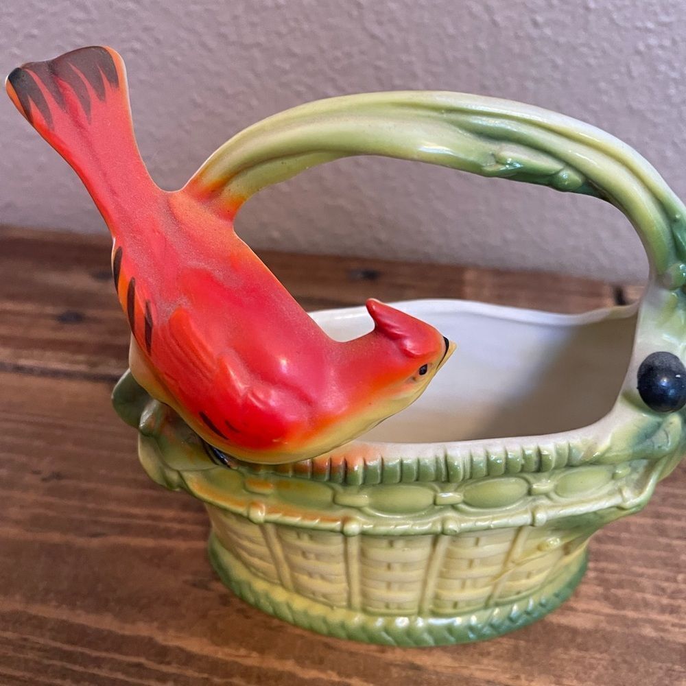 Vintage Cardinal Pottery Vase Stamped Germany - Picture 3 of 13